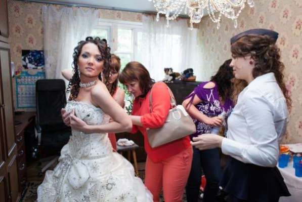 Сказочное свадебное платье в Москве фото 9