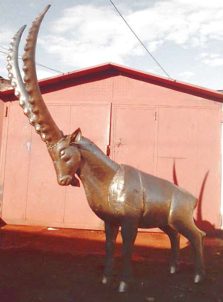 Горный козел(Ибекс) из металла в Краснодаре фото 3