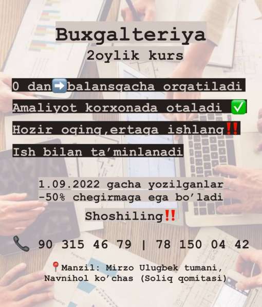 Buxgalteriya kurslari