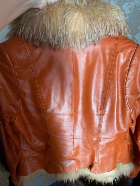 Кожаная куртка с мехом в Новокузнецке фото 3