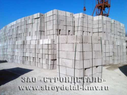 Блок стеновой бетонный, облегченный в Пятигорске фото 3