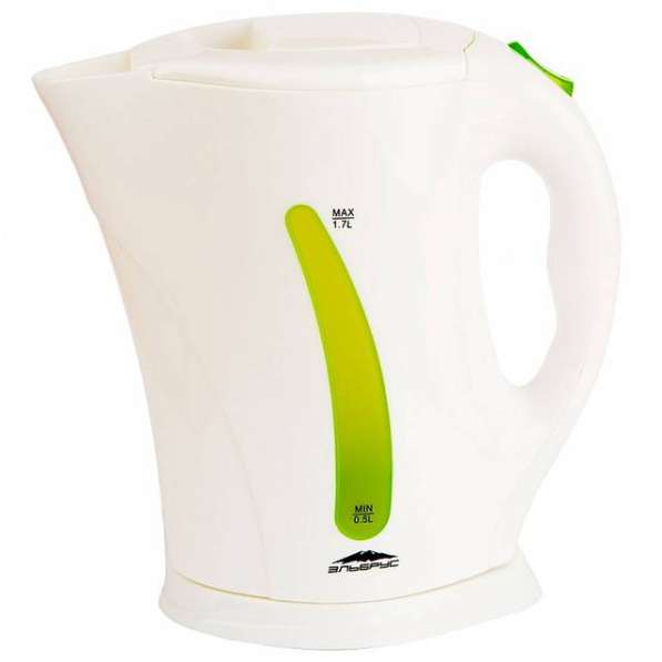 Чайник электрический Delta ЭЛЬБРУС-2 Белый зеленый 1.7л