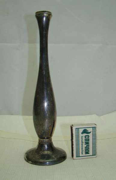 Ваза узкая, старинная (P441) в Москве фото 4