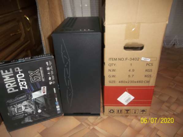 Системный блок core I3-8350K GTX 1060 SSD 250GB