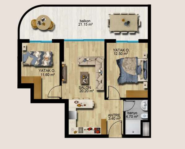 3-к. квартира 88м² Турция, Мерсин, Эрдемли в фото 7