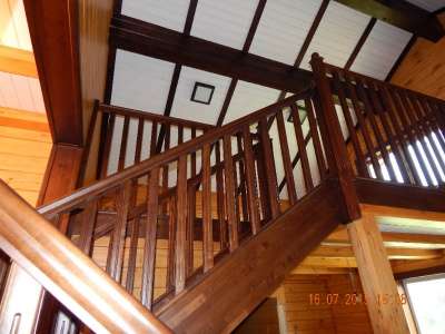 Деревянная лестница Фабрика лестниц столярыч из березы и сосны в Самаре фото 5
