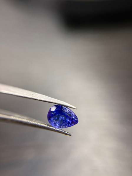 Танзаниты натуральные, пара, 1.645ст, 7.2х5.15 в Москве фото 3