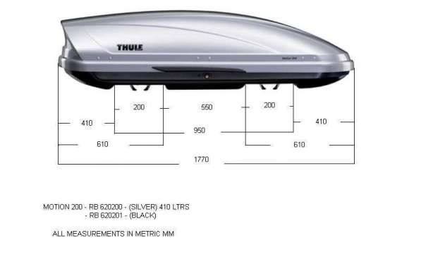 Аренда автобокса Thule Motion 200 в Новосибирске