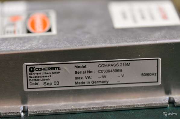 Лазер Coherent Compass 215M 532 nm с драйвером в Москве фото 8