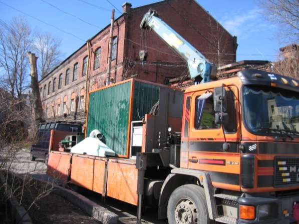 Перевозка строительного оборудования манипулятором Спб в Санкт-Петербурге