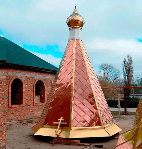 Церковные купола в Ступино фото 10