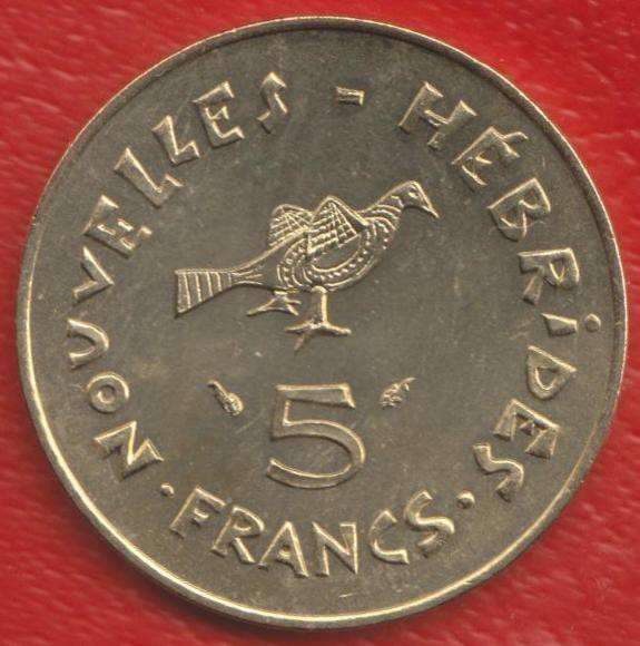 Новые Гебриды Французские 5 франков 1979 г.