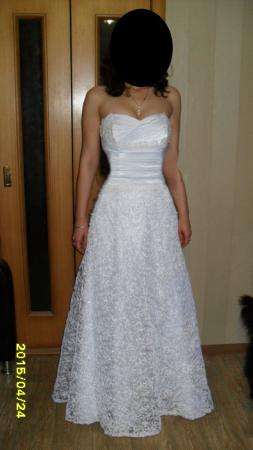 свадебное платье р-р 44-46