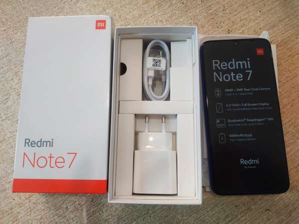 Смартфон Redmi Note7 синий градиент 4/64Gb камеры 48+5+13Мп в Сальске фото 3