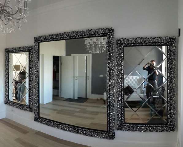 Фальцетные зеркала, изготовление и монтаж в Ташкенте. Зеркал в 
