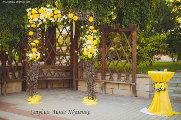 Выездная церемония в Крыму. Выездная свадьба, свадебная арка в Симферополе фото 14