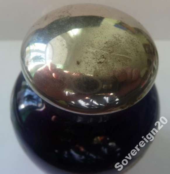 Чайница 1950 1960-ые гг. СССР кобальт синее стекло в Орле фото 18