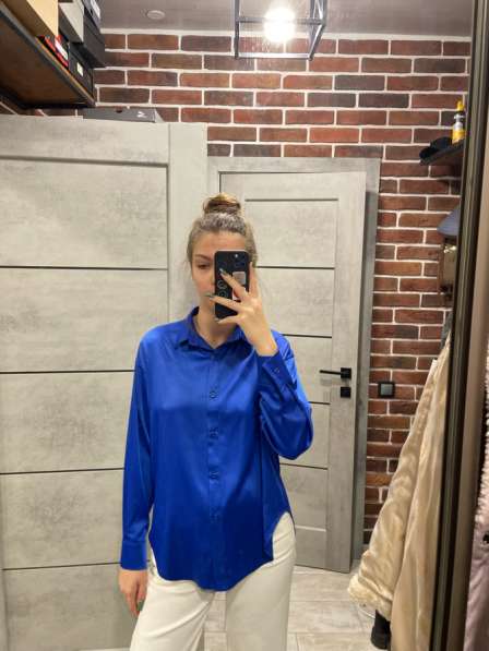 Рубашка атласная