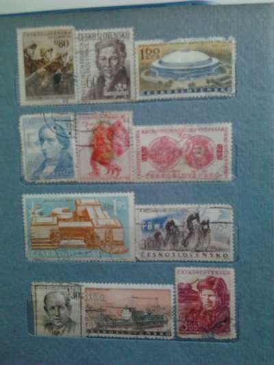 Почтовые коллекционные марки Чехословаки