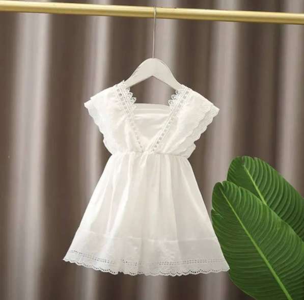 Детское хлопковое платье