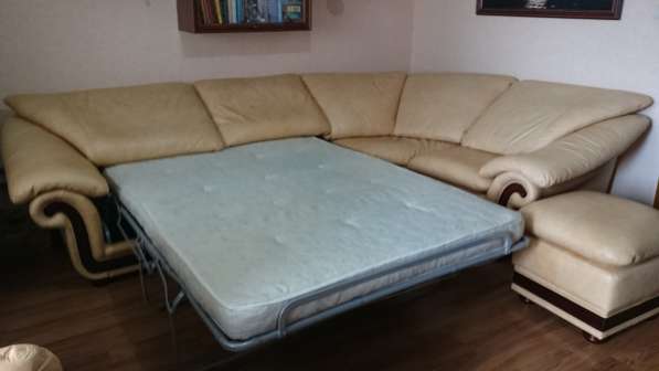Угловой диван Премиум класса - натуральная кожа в Балашихе фото 4