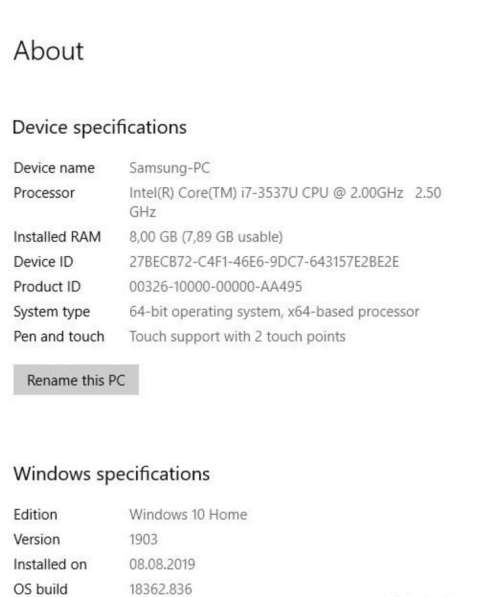 Ноутбук Samsung Intel Core-i7 в Костроме