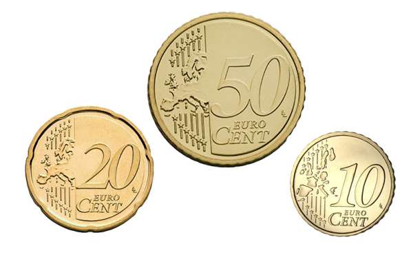 50 Euro Cent германские. 10 Евро цент в рублях. 20 евроцентов в рублях