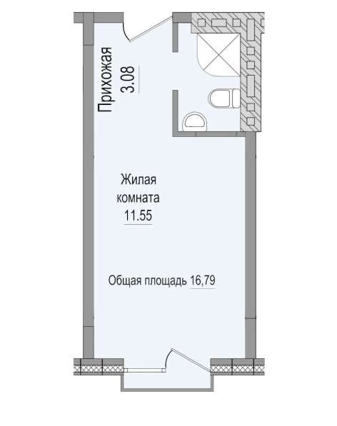 1к квартира ул. Полярная 48 в Барнауле фото 8