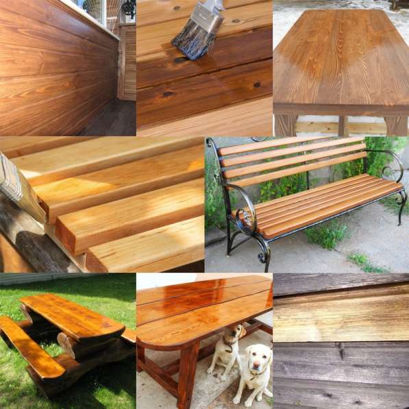 Восстановление лакокрасочного покрытия, отбеливание древесин