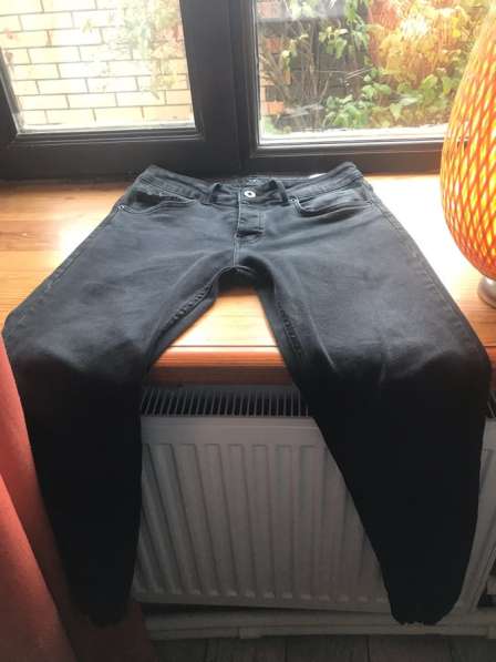 Мужские джинсы чёрные зауженные в Краснодаре фото 3
