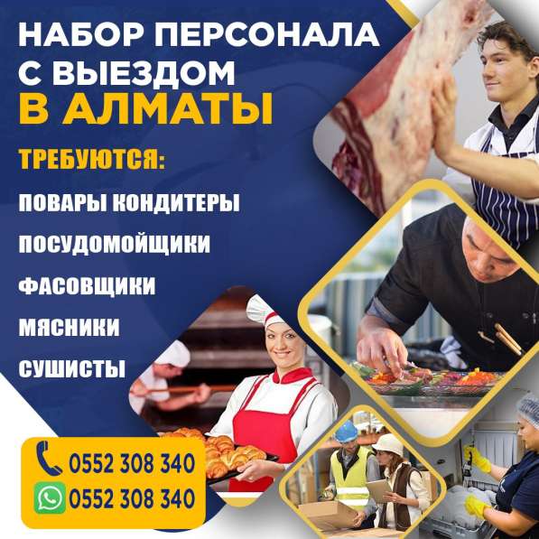 Набор персонала с выездом в Алматы
