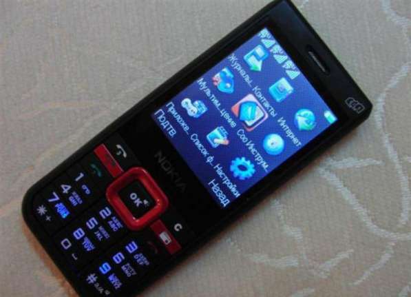 Nokia XpressMusic Black Red (3 сим-карты) в Москве фото 6