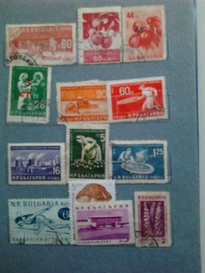 Почтовые коллекционные марки Болгарии
