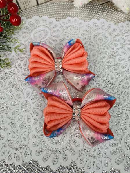 Новогодние Бантики и заколочки ручной работы в Анжеро-Судженске фото 5