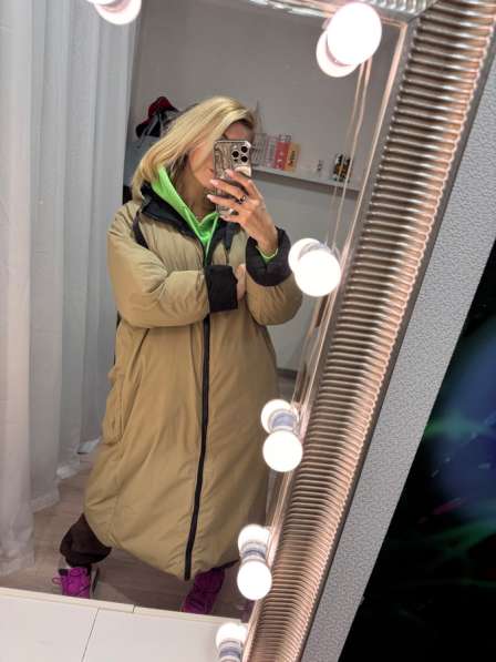 Пуховик оверсайз