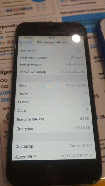 Продам iPhone 6 64 gb, идеальное сост