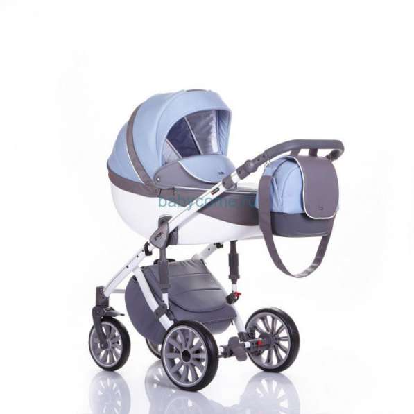 Детская коляска 3 в 1 ANEX SPORT gray+light-blue в Краснодаре фото 8