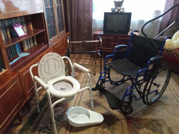 Инвалидная каляска, стул туалет, шагающие ходунки в Оренбурге фото 3