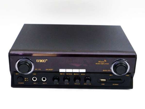 Усилитель UKC SN-302BT - Bluetooth, USB, SD, FM,MP3! Караоке в фото 6