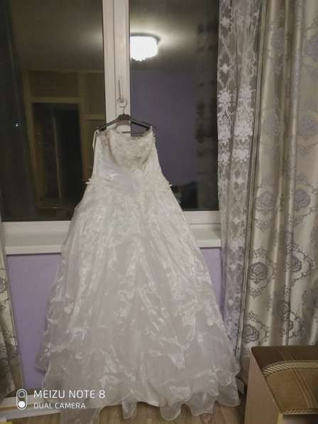 Свадебное платье на шнуровке Размер 46-48 в Челябинске фото 3