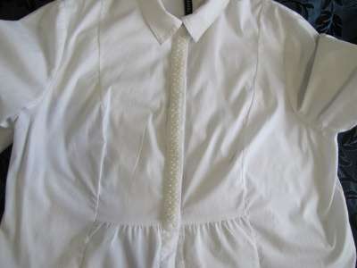 Белая блузка Донна, р-р 56 Донна в Пензе