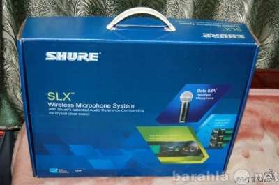 Микрофонная вокальная радиосистема SHURE SLX24/BETA58 в Москве фото 4