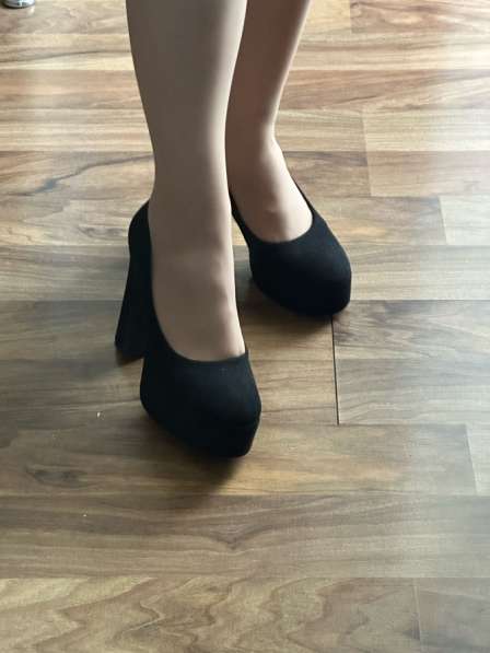 Туфли черные замшевые 40 в Краснодаре