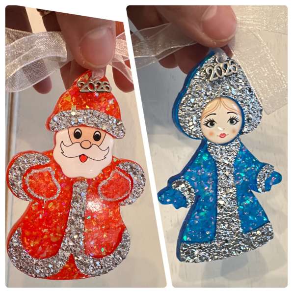 Молды новогодних игрушек из эпоксидной смолы в Москве фото 3