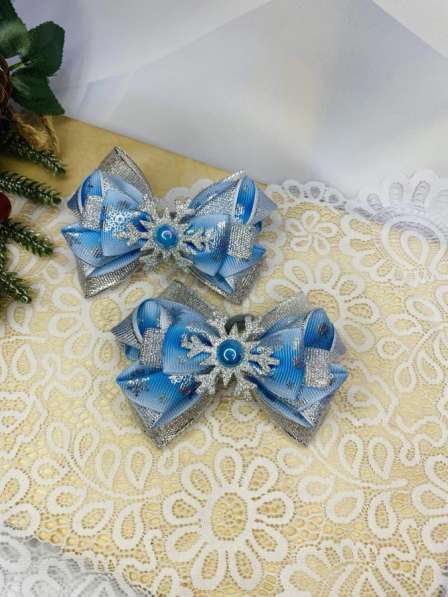Новогодние Бантики и заколочки ручной работы в Анжеро-Судженске