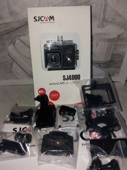 Новая Экшн-камера SJCAM SJ4000 Wi-Fi в упаковке в Димитровграде фото 3