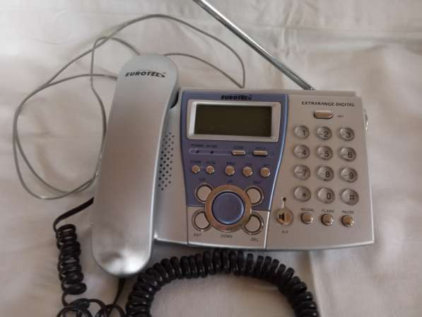 Телефон стационарный проводной + беспроводной телефон в фото 7