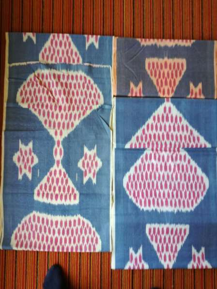 Ткань Адрас натуральный шелк из Узбекистана в фото 19