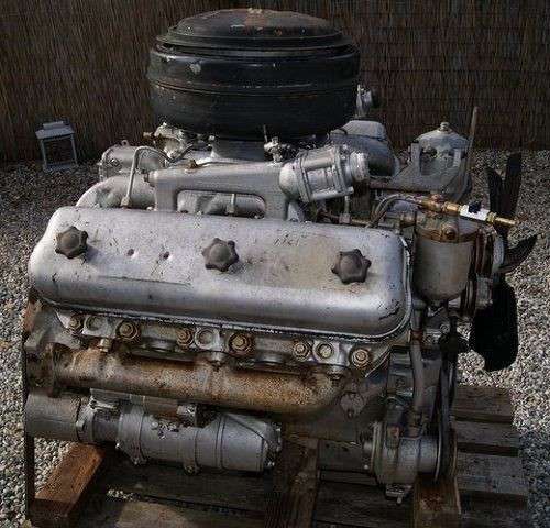 Двигатель ЯМЗ-236 турбированый с КП в сборе Евро-3 32000 км