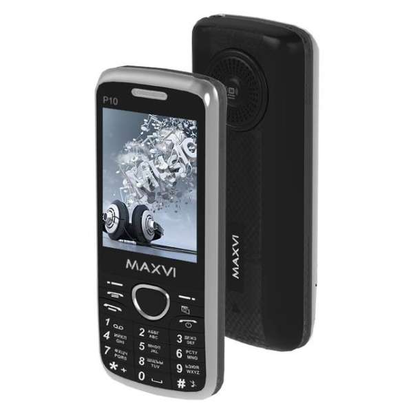 Телефон мобильный MAXVI P10 Black